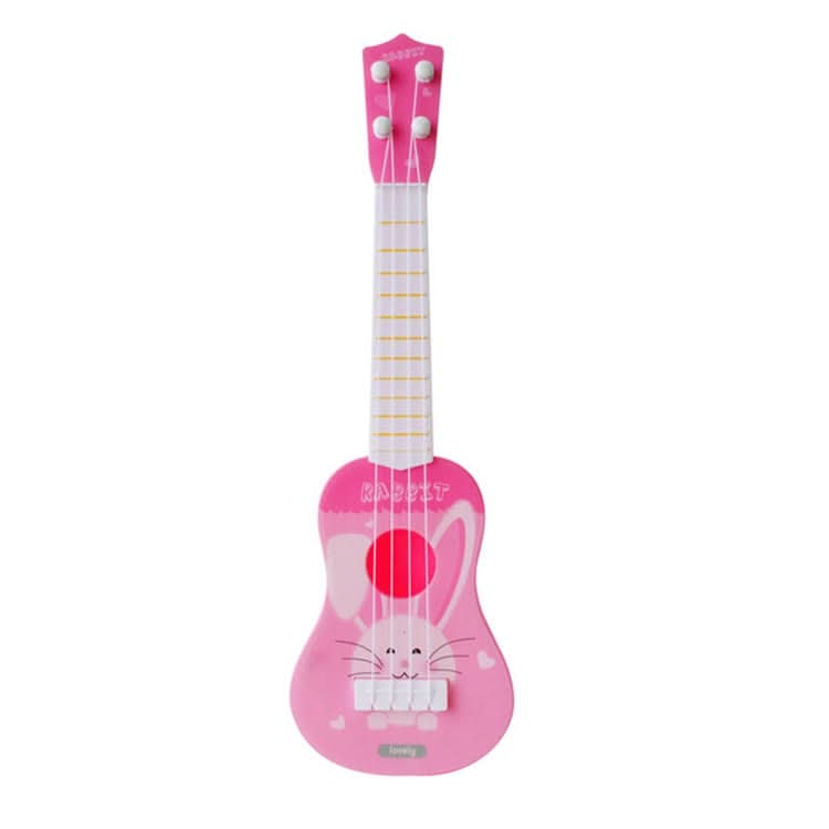 Small Simulation Musical Instrument Mini Four Strings Playable Ukulele Early Childhood Education Music Toy Reluova