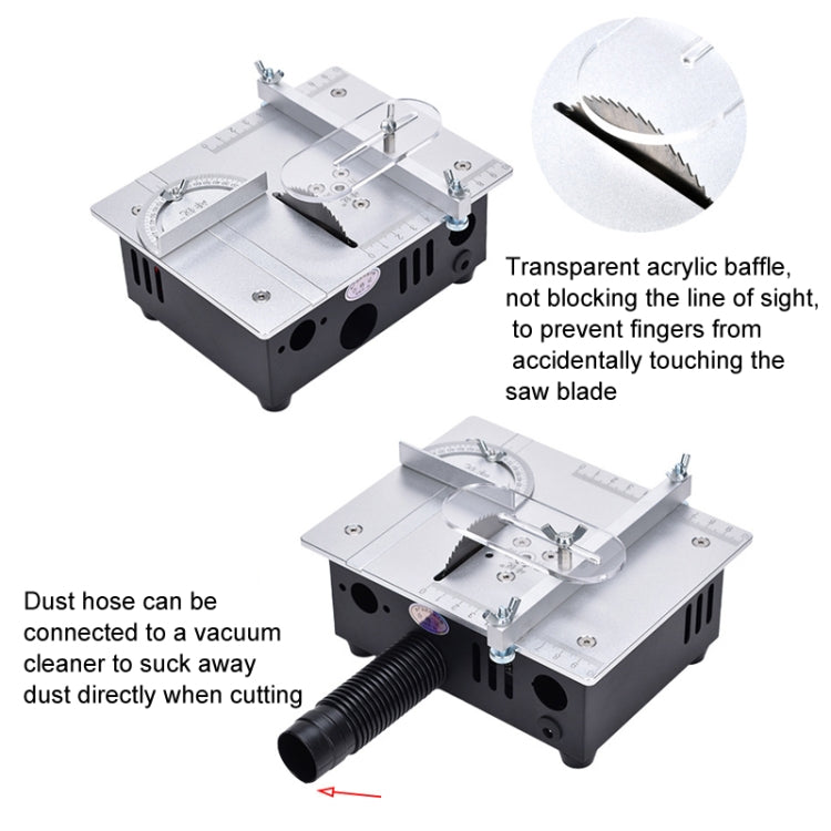 S3  96W Liftable Table Mini Table Saw Aluminum Cutting Machine,Spec: