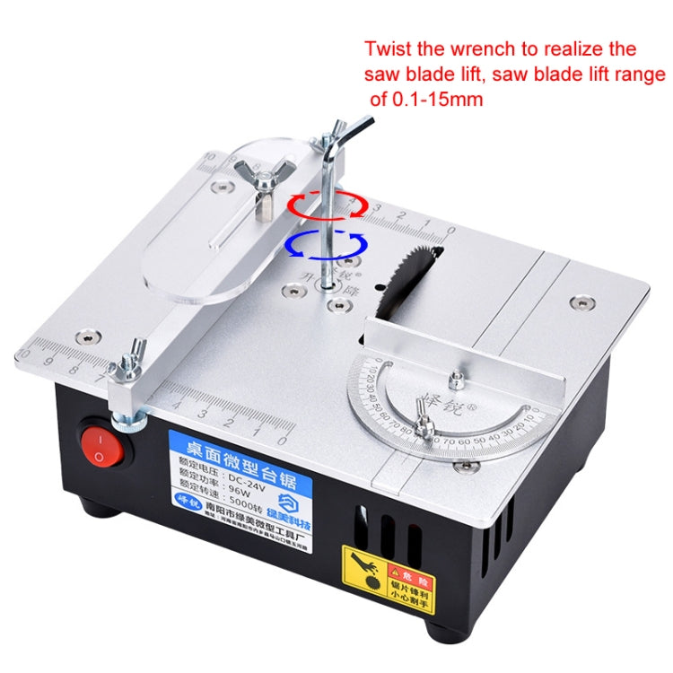 S3  96W Liftable Table Mini Table Saw Aluminum Cutting Machine,Spec: My Store