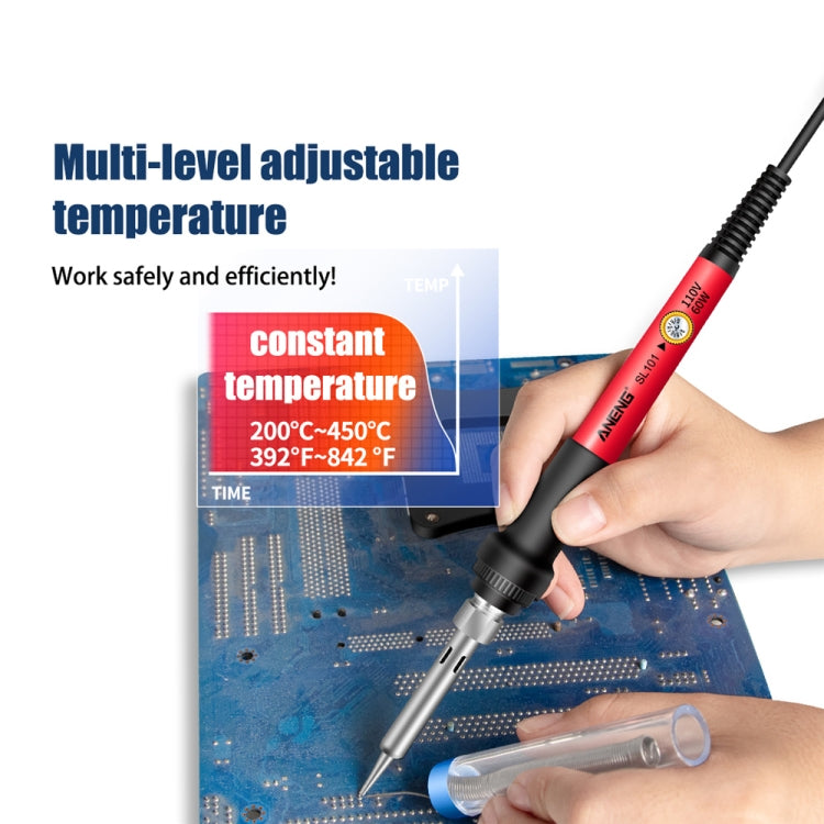 ANENG 60W Adjustable Temperature Electric Soldering Iron Welding Tool,