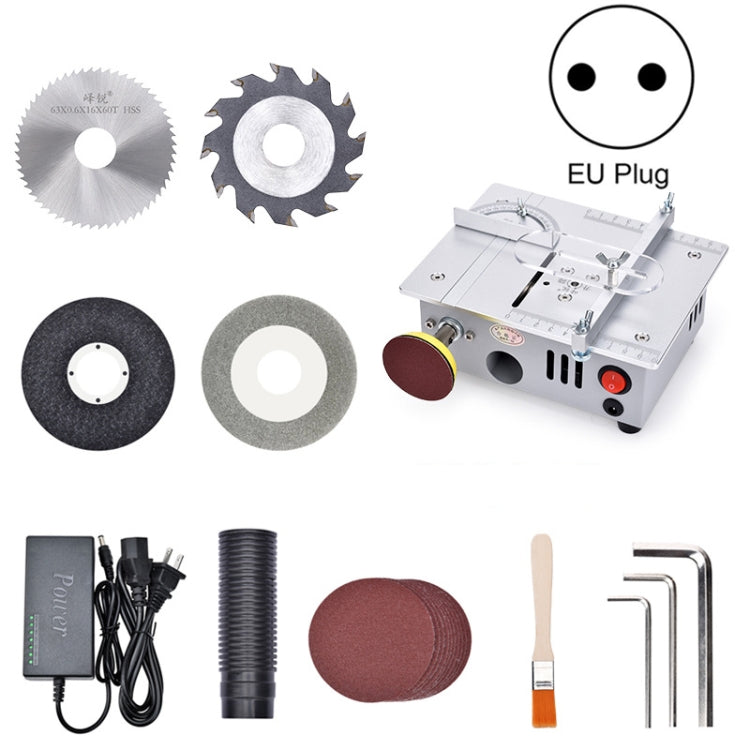 S6  96W Multifunctional Model Desktop Mini Table Saw Cutter,Spec: