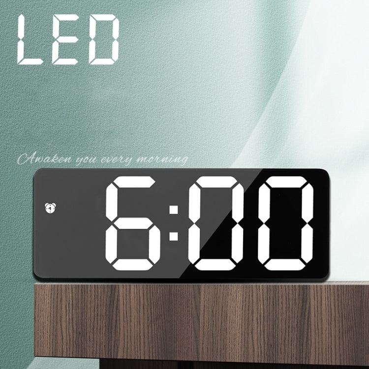 Battery Plug-In Dual-Purpose LED Clock Bedside Alarm Clock, My Store