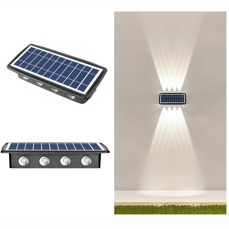 Solar Wall Lamp Outdoor Waterproof Up And Down Double-headed Spotlights My Store