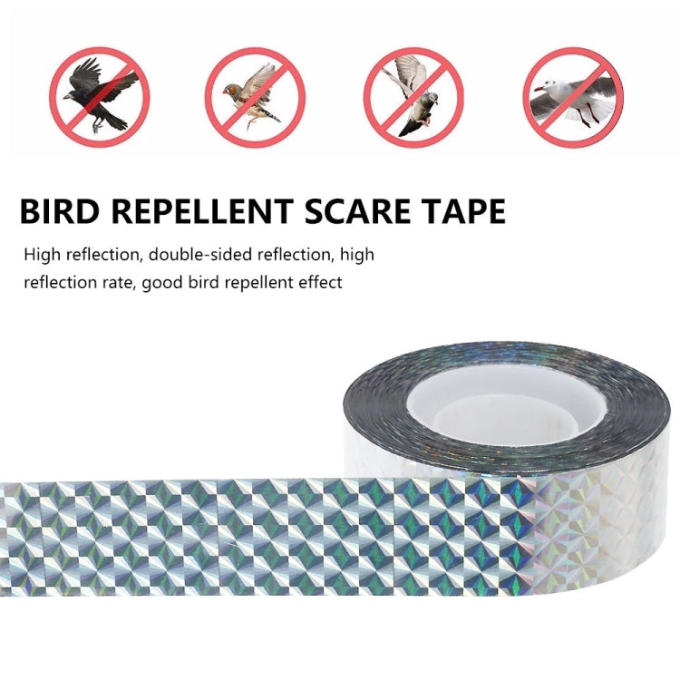 Double-sided Reflective Bird Repeller Ribbon Bird Chaser Garden Tool My Store