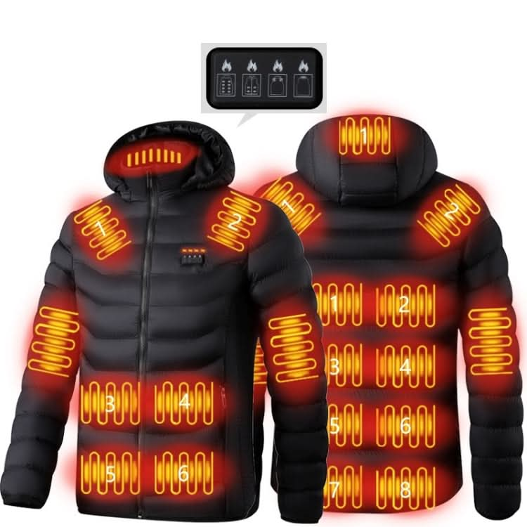 USB Winter Electric Heated Jacket Warm Thermal Jacket Reluova