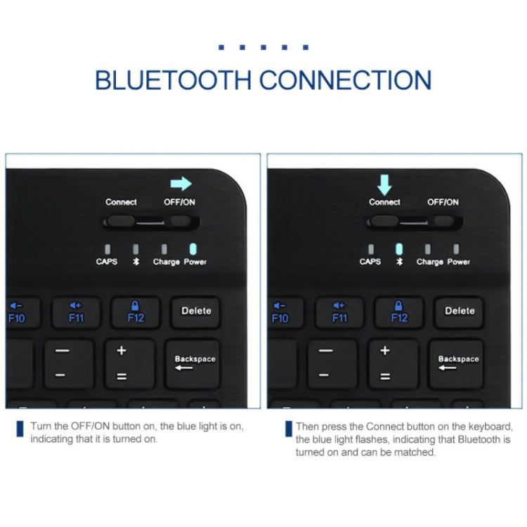 YS-001 9.7-10.1 Inch Tablets Phones Universal Mini Wireless Bluetooth Keyboard