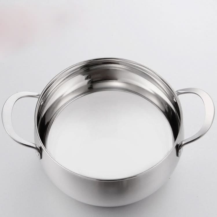 Si Gang 24CM Stainless Steel Drum-shaped Large-capacity Extra Thick Soup Pot Reluova