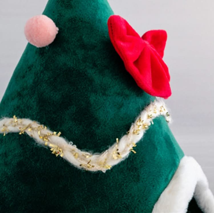 Three-dimensional Sponge Christmas Hat Shaped Pet Bed Nest Warmth Supplies - Reluova