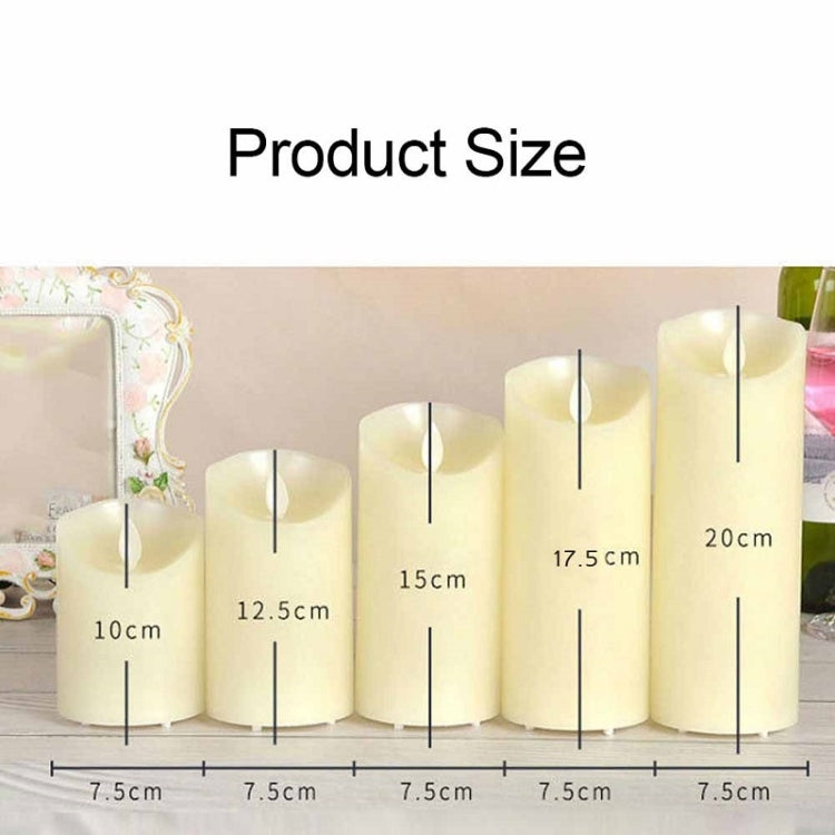 3 PCS LED Electronic Candle Light Birthday Wedding Home Decoration Props Candle Holder 220V, Size: My Store