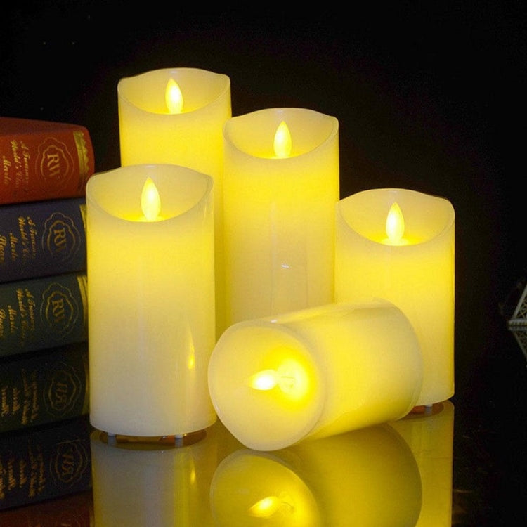 3 PCS LED Electronic Candle Light Birthday Wedding Home Decoration Props Candle Holder 220V, Size: My Store