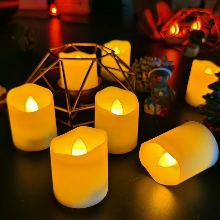 3 PCS LED Electronic Candle Light Birthday Wedding Home Decoration Props Candle Holder 220V, Size: My Store