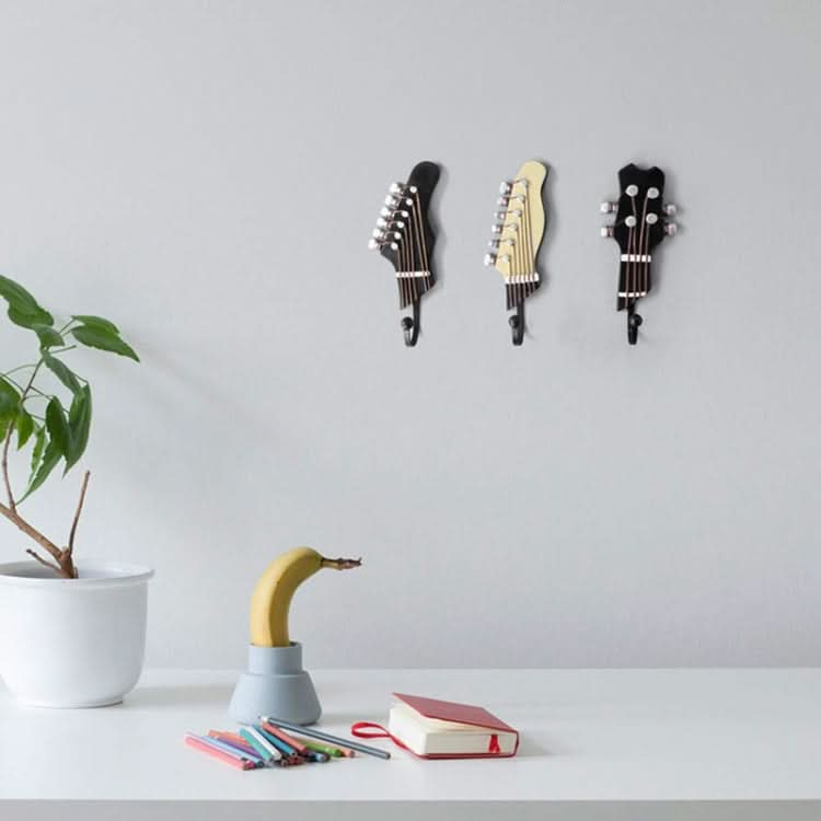 3 PCS Guitar Shape Home Decoration Hook