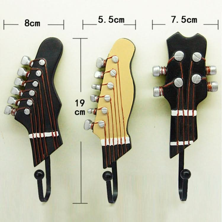 3 PCS Guitar Shape Home Decoration Hook-Reluova