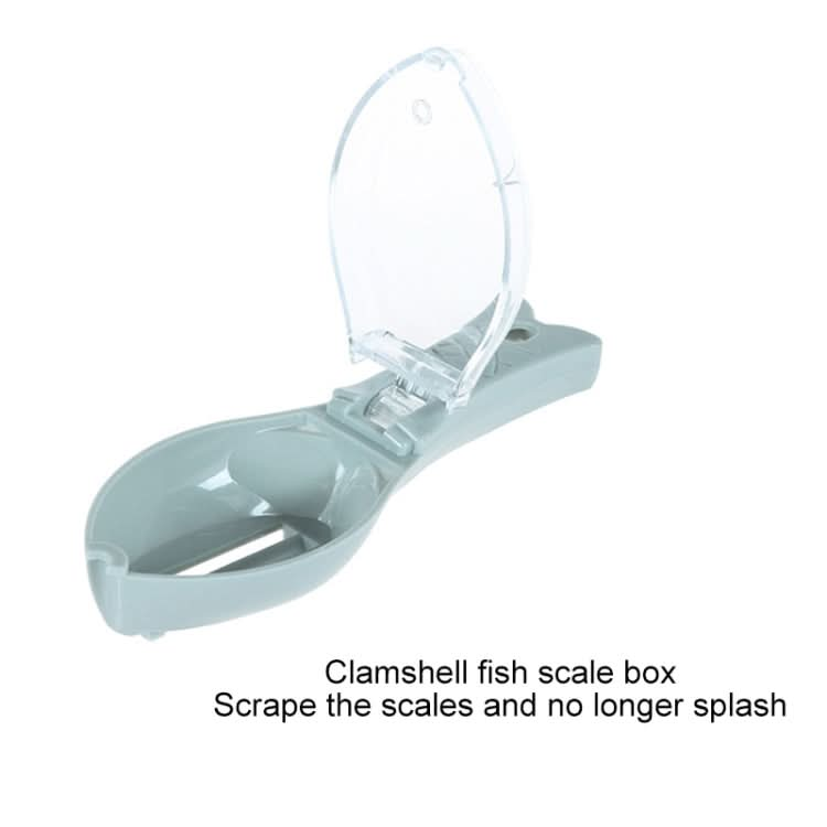 Household Kitchen Tools Manually Remove Fish Scales with Lid Random Color Delivery - Reluova