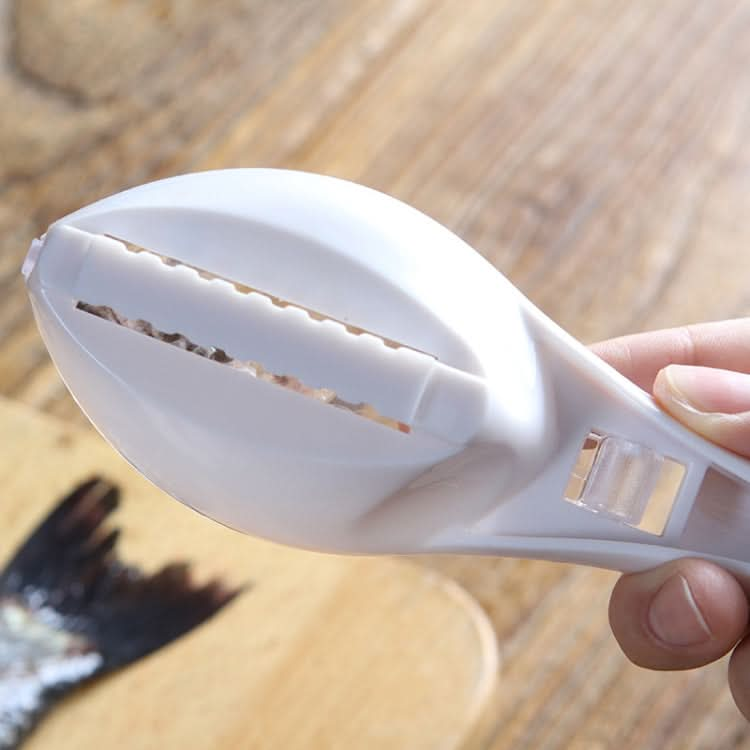 Household Kitchen Tools Manually Remove Fish Scales with Lid Random Color Delivery - Reluova