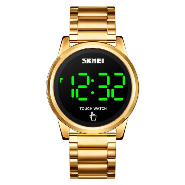 SKMEI 1684 Fashion Versatile Sports Steel Belt Men Electronic Watch