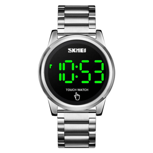 SKMEI 1684 Fashion Versatile Sports Steel Belt Men Electronic Watch