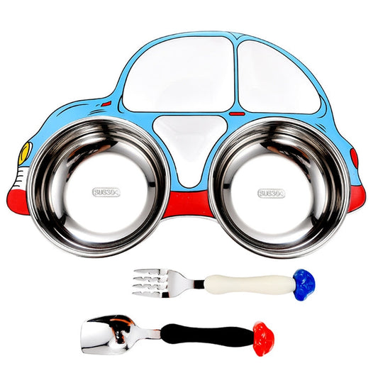 304 Stainless Steel Children Car Dinner Plate My Store