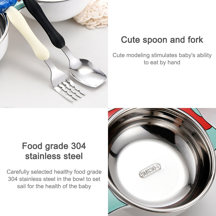 304 Stainless Steel Children Car Dinner Plate My Store