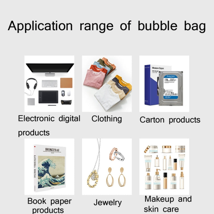 50pcs Black Co-Extrusion Film Bubble Bag Logistics Packaging Shockproof Bag Color Express Bag My Store