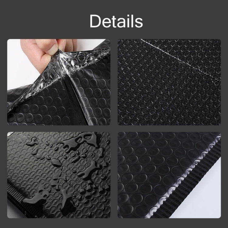 50pcs Black Co-Extrusion Film Bubble Bag Logistics Packaging Shockproof Bag Color Express Bag My Store