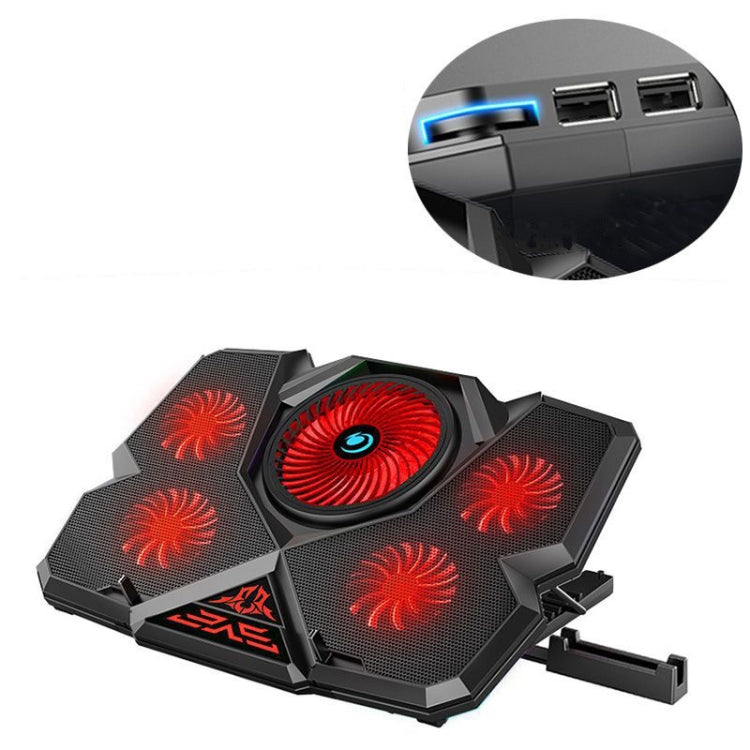 CoolCold 5V Speed Control Version Gaming Laptop Cooler Notebook Stand,Spec: