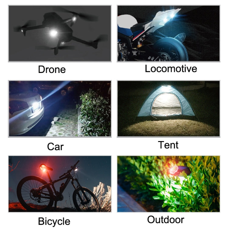 M3 Vibration Sensing Motorcycle Bicycle Aircraft Explosion Lights Cruise Flashing Anti-rear-end Collision Light ÎҵÄÉ̵ê