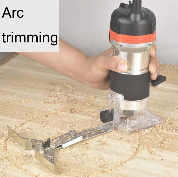 Woodworking Trimming Machine Multifunctional Electric Wood Milling Slotting Machine Engraving Tools EU Plug