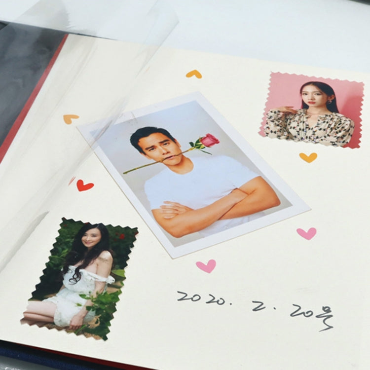 Art Retro DIY Pasted Film Photo Album Family Couple Commemorative Large-Capacity Album My Store