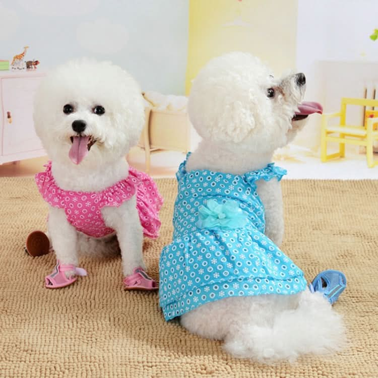 Dog Spring and Summer Thin Lace Princess Dress Small Pet Clothing - Reluova