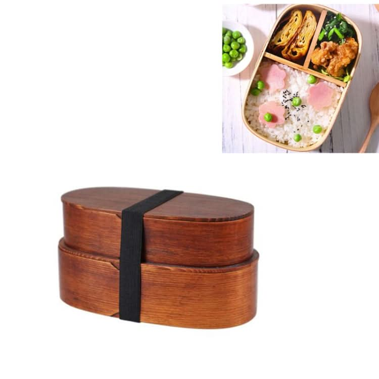 Wood Environmental Protection Tableware Portable Lunch Box Bento Box - Reluova