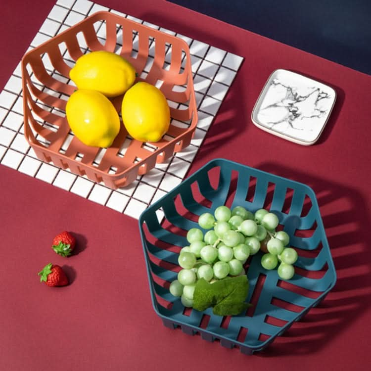 Fruit Basket Living Room Snack Plate Creative Fruit Basin Home Kitchen Drain Basket - Reluova