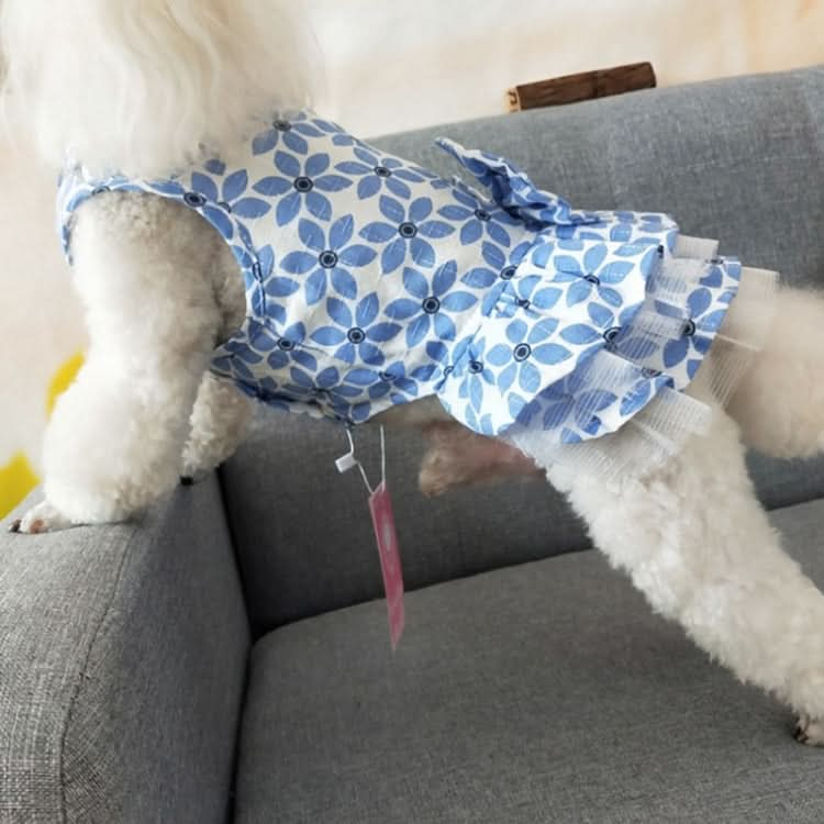 Pet Clothes Spring and Summer Cotton Small Dog Princess Pet Skirt - Reluova