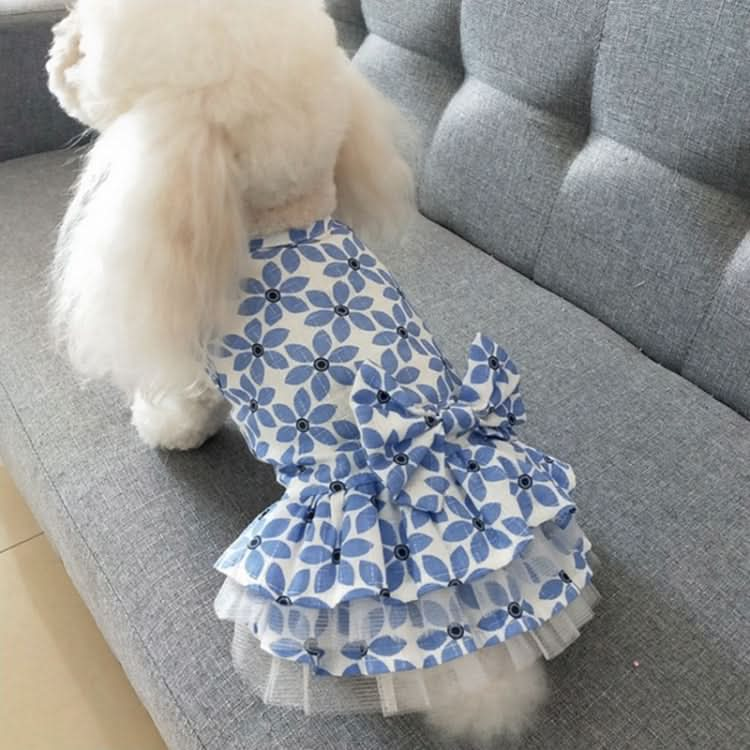 Pet Clothes Spring and Summer Cotton Small Dog Princess Pet Skirt - Reluova