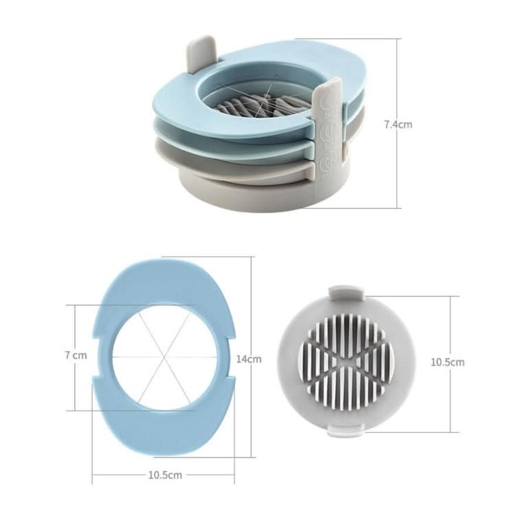 3 in 1 Multifunctional Egg Cutter Half-cut Egg Tool-Reluova