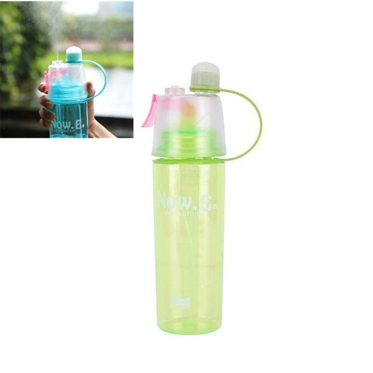 Creative Spray Water Bottle Sports Bottle Portable With Lid Summer Hydration Beauty Plastic Cup Reluova