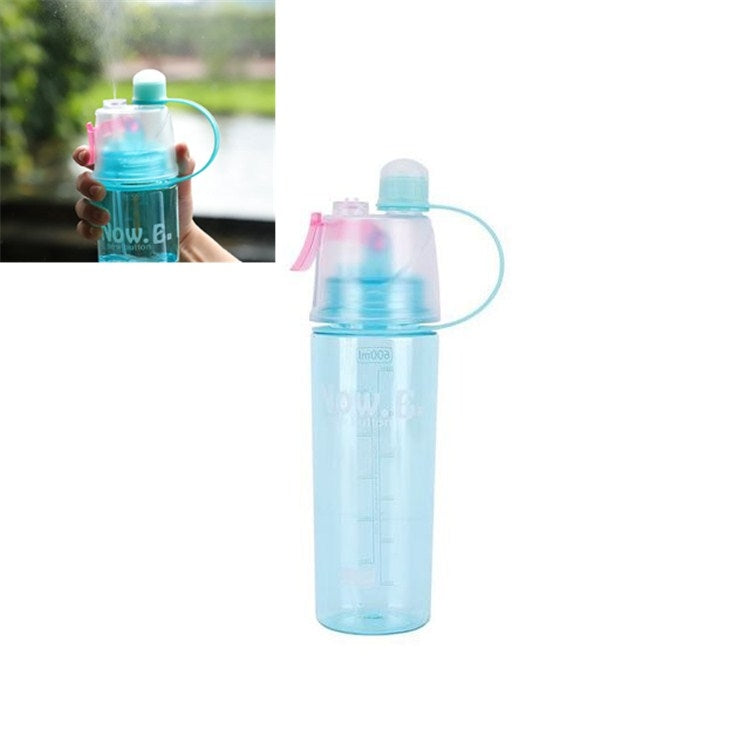 Creative Spray Water Bottle Sports Bottle Portable With Lid Summer Hydration Beauty Plastic Cup Reluova