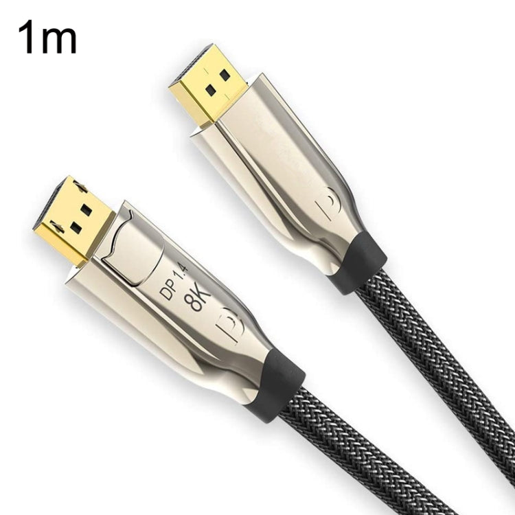 1.4 Version DP Cable Gold-Plated Interface 8K High-Definition Display Computer Cable OD6.0MM 30AWG With Nylon Mesh