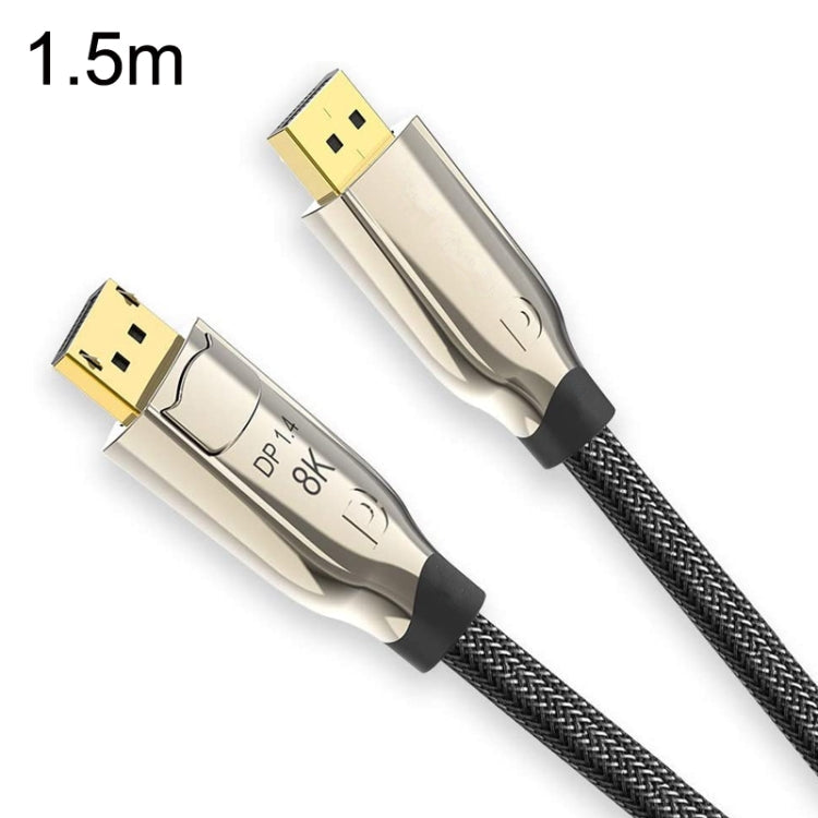 1.4 Version DP Cable Gold-Plated Interface 8K High-Definition Display Computer Cable OD6.0MM 30AWG With Nylon Mesh