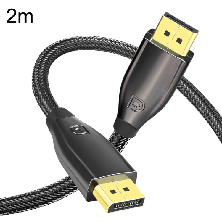 1.4 Version DP Cable Gold-Plated Interface 8K High-Definition Display Computer Cable OD6.0MM 30AWG With Nylon Mesh