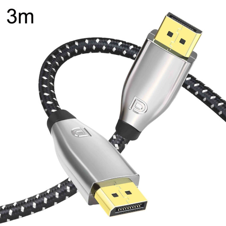 1.4 Version DP Cable Gold-Plated Interface 8K High-Definition Display Computer Cable OD6.0MM 30AWG With Nylon Mesh