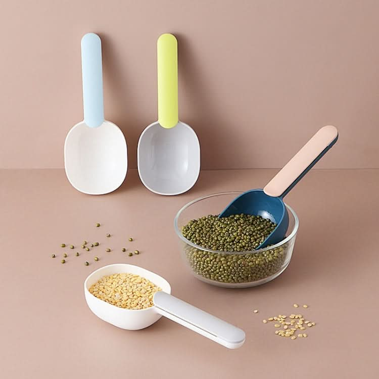 Kitchen Multifunctional Plastic Scoop Rice Spoon Household Measuring Spoon Random Color Delivery - Reluova