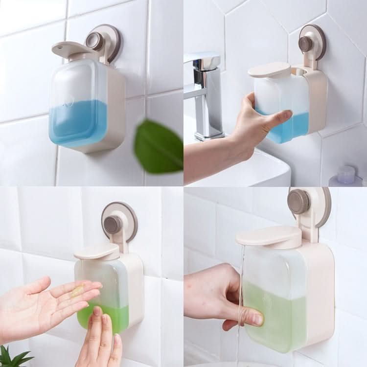 Kitchen Sink Hand Sanitizer Bottle Shower Gel Hole-free Wall-mounted Bathroom Soap Dispenser