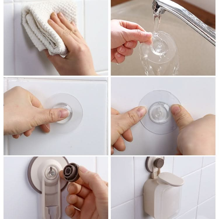 Kitchen Sink Hand Sanitizer Bottle Shower Gel Hole-free Wall-mounted Bathroom Soap Dispenser