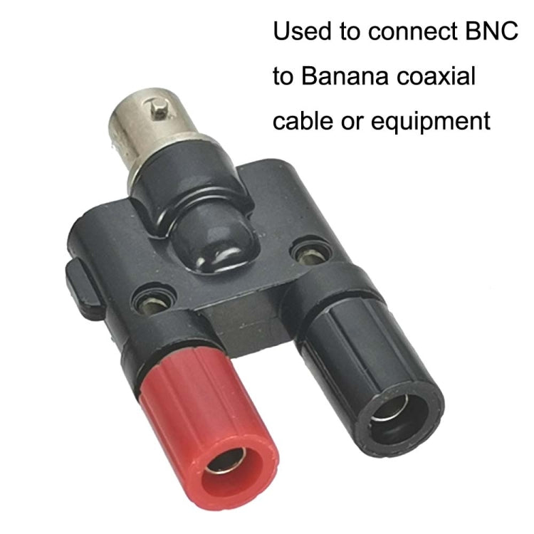 5pcs BNC Female Jack To Dual Banana Female Jack RF Adapter Coaxial Connector