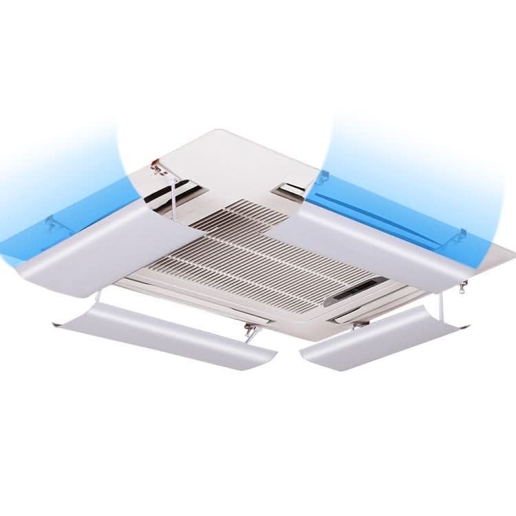 Single Piece Central Air Conditioning Wind Deflector Shield Air-Conditioning Anti Direct Blowing Wind Deflector Board Reluova