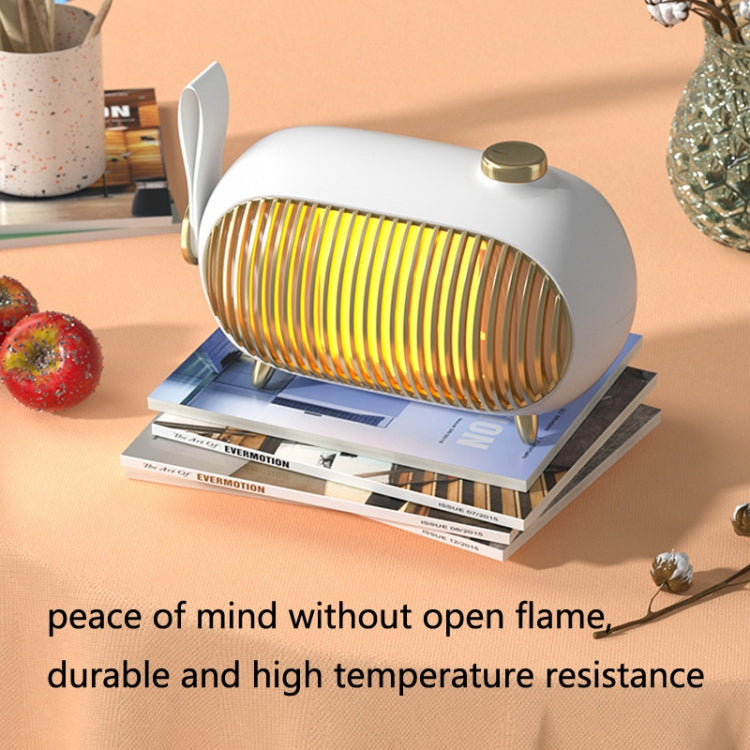 N301 Mini Heater Office Desk Silent Hot Air Heater Household Bedroom Heater Reluova