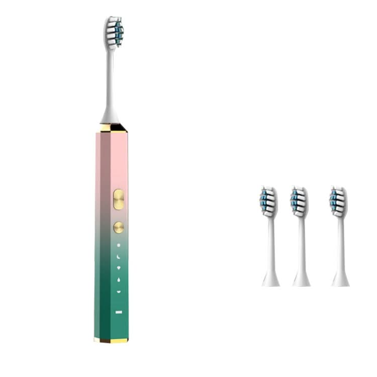 V6 Adult Magnetic Levitation Sonic Household Smart Electric Toothbrush Couple Soft Toothbrush, Style: Reluova