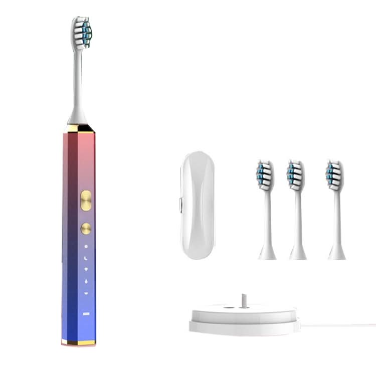 V6 Adult Magnetic Levitation Sonic Household Smart Electric Toothbrush Couple Soft Toothbrush, Style: Reluova