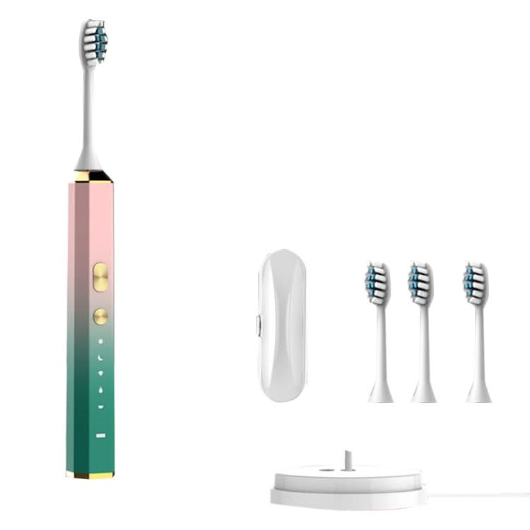 V6 Adult Magnetic Levitation Sonic Household Smart Electric Toothbrush Couple Soft Toothbrush, Style: Reluova